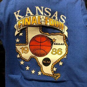 80s Kansas Jayhawks Final Four 1986 NCAA College Basketball Duke Shirt